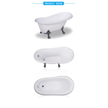 Cupc Color Clawfoot Freestanding Acrylic Bathtubs